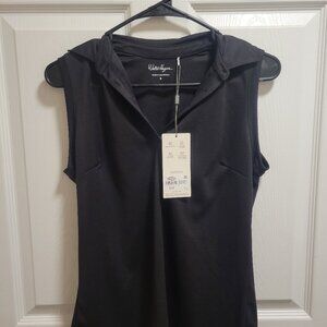 NWT Small Black Walter Hagen sleeveless top